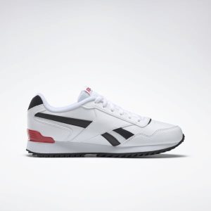 Reebok Royal Glide Turnschuhe Herren - Weiß/Schwarz/Rot - DE 261-BPZ